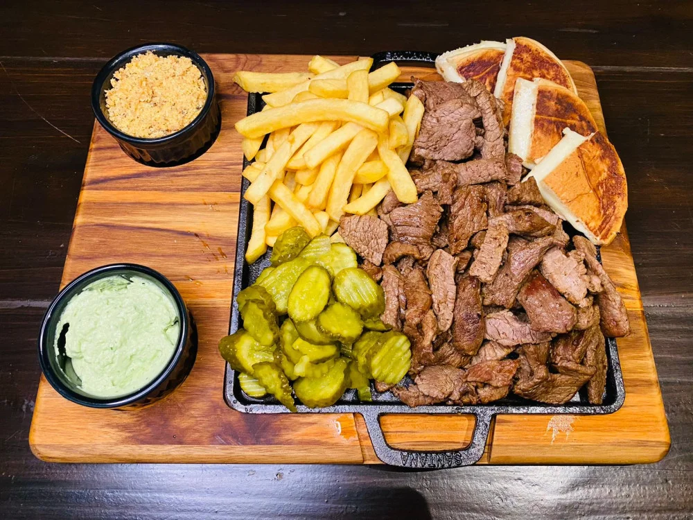 Na compra de uma tabua de carne (picanha, alcatra ou mignon), ganhe 50% de desconto
