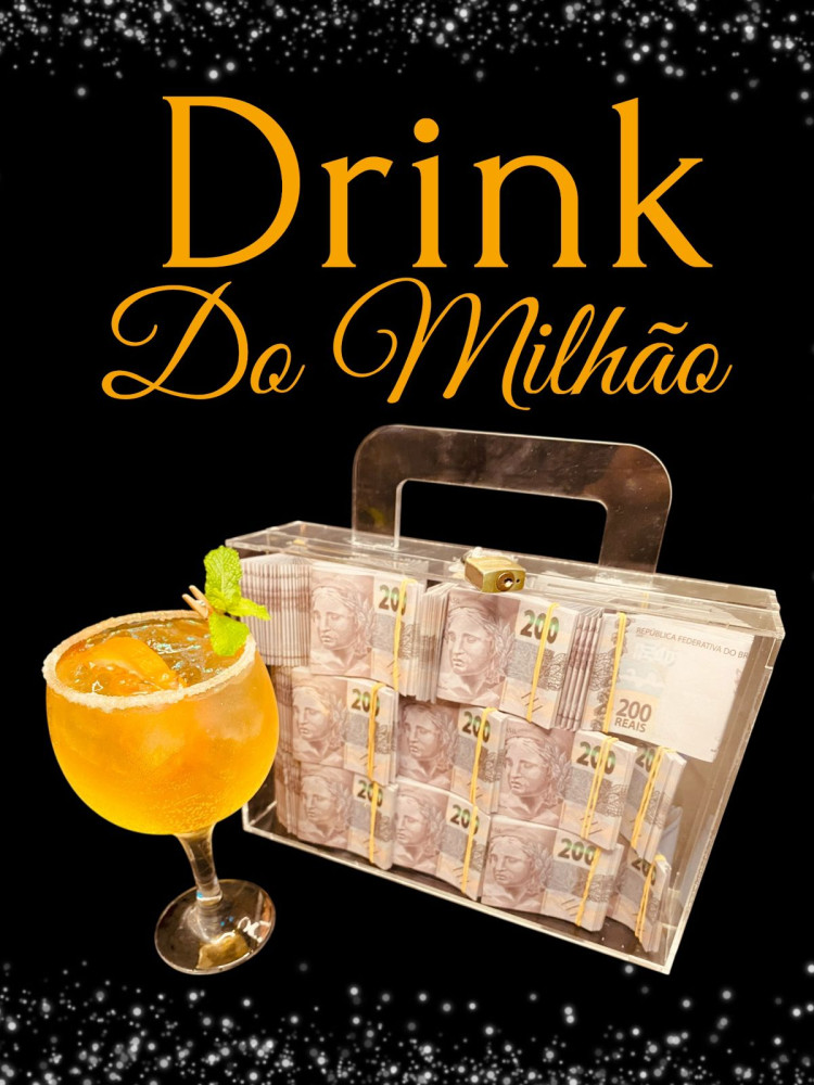 Na compra de um drink, ganhe outro de igual ou menor valor
