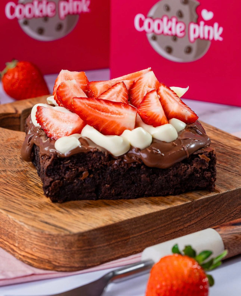 Na compra de um brownie, ganhe outro de igual ou menor valor